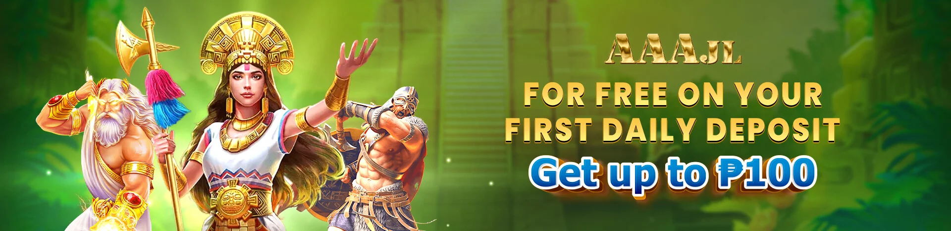 Exclusive gaming promotion banner